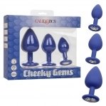 Набор анальных пробок California Exotic Cheeky Gems 3 Pcs Purple (CE14654)