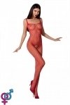 Бодистокинг Passion BS071 red, комбінезон на бретелях (PBS071R)