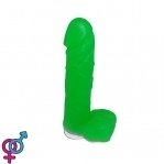 Крафтовое мыло-член с присоской Чистый Кайф Green size M