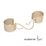 Наручники Bijoux Indiscrets Desir Metallique Handcuffs - Gold, металлические, стильные браслеты (SO2664)