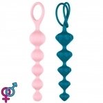 Анальные бусы Satisfyer Beads Colored