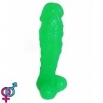 Крафтовое мыло-член с присоской Чистый Кайф Green size XL