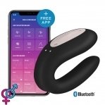 Смарт-вібратор для пар Satisfyer Double Joy Black (SO3898)
