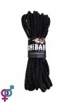 Джутова мотузка для Шибарі Feral Feelings Shibari Rope, 8 м чорна (SO4004)