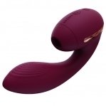 Вакуумний вібратор Kistoy Tina Mini Violet, вагінально-кліторальний (SO4953)