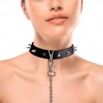 Нашийник з шипами і повідцем Art of Sex - Collar Spikes and Leash (SO5154)