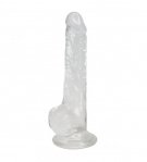 Прозрачный фаллоимитатор Alive Jelly Dildo Lusty, 18х3,2 см (SO5553)