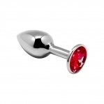 Анальная пробка Alive Mini Metal Butt Plug Red M (SO5999)
