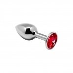 Анальная пробка Alive Mini Metal Butt Plug Red S (SO6010)
