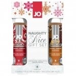 System JO Naughty або Nice Gift Set - Candy Cane & Gingerbread (2 x 30 мл) (SO6163)