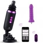 Міні секс-машина Hismith Mini Capsule Sex-Machine with Strong Suction APP, дуже потужна, перезаряджається (SO6197)