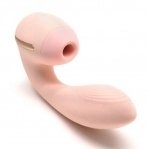 Вакуумный вибратор Kistoy Tina Mini Light Pink, вагинально-клиторальный (SO6541)