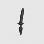 Анальная пробка с дилдо Strap-On-Me SWITCH PLUG-IN REALISTIC DILDO BLACK - L (SO6828)