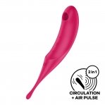 Вакуумный стимулятор Satisfyer Twirling Pro Red (SO7802)