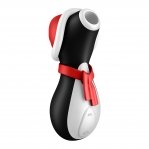 Вакуумный клиторальный стимулятор Satisfyer Penguin Holiday Edition, в шапочке и шарфе (SO8777)