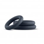 Набір ерекційних кілець Boners 3-Piece Cock Ring Set - Grey (SO8844)