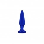 Скляна анальна пробка CRYSTAL TAPERED GLASS PLUG MEDIUM BLUE (T280616)