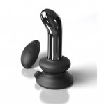 Скляний вібратор для точки G Icicles No 84 with Rechargeable Vibrator & Remote (PD766264)