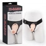 Страпон-фаллопротез без вибрацией Hi-Basic Vibrating Flesh Strap on Ha (CH30317)