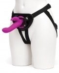 Страпон -кролик с вибрацией и трусиками Happy Rabbit Rechargeable Vibrating Strap-On Harness Set (FS74312)