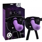 Страпон фиолет насадка RGB Sex Harntss Amor strap-On Chisa (CH33976)