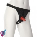 Трусики для страпона Doc Johnson з системою кріплення Vac-U-Lock - Ultra Harness with Plug