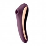 Вакуумний вібратор Satisfyer Dual Kiss Wine Red (SO6115)