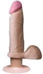 Вибратор с присоской Vibrating Realistic 6 Inch Ultraskyn Ur3 Cock - White (DJ15211)
