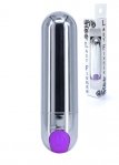 Вибропуля Strong Bullet Vibrator Silver/Purple USB 10 режимов вибрации (22-00032)