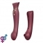 Ультрасучасний вібромасажер 3 в 1 Zalo Queen, Wine Red (ZL887069)