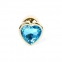 Анальная пробка S с голубым камнем Boss of toys Jewellery (BS64040)