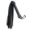 Батіг з екошкіри c вузькими хвостами FLOGGER BLACK (F61419)