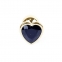 Анальна пробка к з каменем у формі серця Black Jewellery (BS64038)