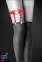 Гартер Bijoux Pour Toi - WITH HEART AND SPIKES Red