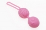 Вагінальні кульки Adrien Lastic Geisha Lastic Balls BIG Pink (L), 4 см, вага 90 гр