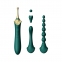 Вібратор двосторонній універсальний ZALO BESS2 Turquoise Green (SO8238)