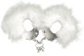 Наручники металлические Adrien Lastic Handcuffs, белый