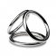 Тройное эрекционное кольцо Sinner Gear Unbendable - Triad Chamber Metal Cock and Ball Ring - Large (SO4617)