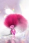 Анальная пробка с хвостом Global Novelties NIXIE METAL BUTT PLUG WITH OMBRE TAIL, PINK METALLIC (T880194)