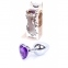 Анальна пробка S з фіолетовим каменем Jewellery (BS64052)