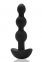 Анальні кульки з пультом, 2 мотори B-Vibe TRIPLET ANAL BEADS, чорні (BV-005 BLK)