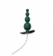 Анальний плаг з вібрацією Qingnan No.8 Mini Vibrating Anal Beads Green (Q98002)