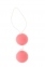 Вагинальные шарики «DUO BALLS», 3,5 см, розовый