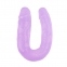 Фаллоимитатор двойной Chisa Hi-Rubber 14, Purple (CH41671)