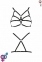 Бюстгальтер-стрепы ARMANDA BRA black S/M - Passion Exclusive (PS26802)