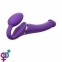 Безремневой страпон с вибрацией Strap-On-Me Vibrating Violet M диаметр 3,3 см (SO3825)