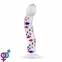 Скляний ділдо з вигинами і малюнком Gildo Glass Dildo No. 3 (SO4414)