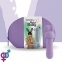 Мини-вибратор FeelzToys Mister Bunny Purple с двумя насадками (SO4439)