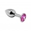 Анальная пробка Alive Mini Metal Butt Plug Pink M (SO6002)