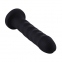 Силіконовий фалоімітатор для секс-машин Hismith 7.1″ Anal Dildo Black, система KlicLok (SO6201)